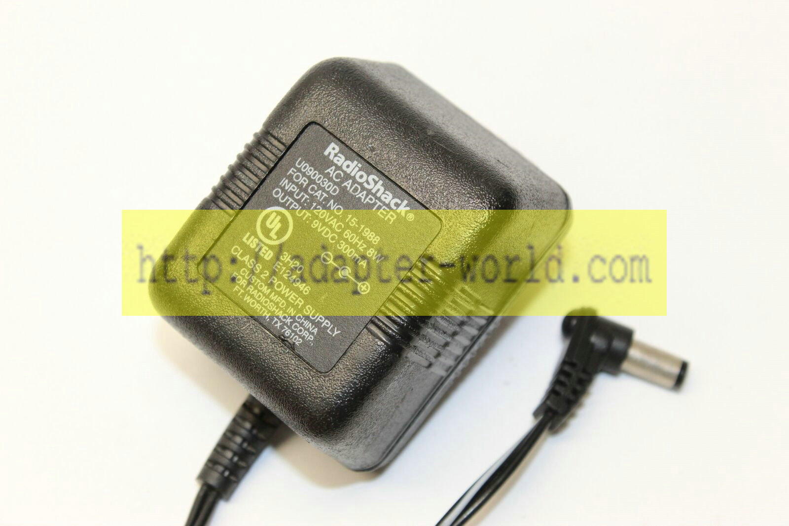*Brand NEW*RadioShack U090030D Transformer 9V DC 300mA AC Adapter Power Supply